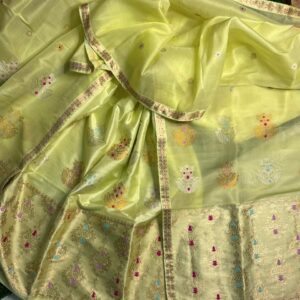 Lemon green pure pat kesapat sador mekhela