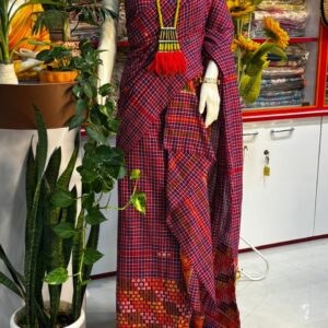 Traditional Handwoven Pajok Sador Mekhela