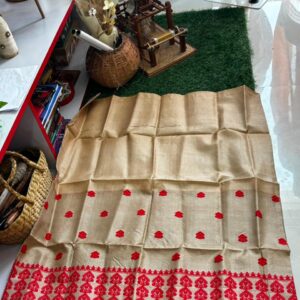 Handwoven Pure Toss Silk Single Mekhela