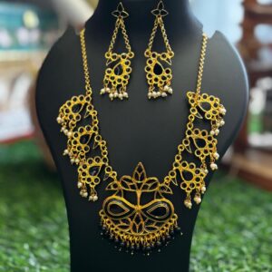 Black Premium Quality Copper Base Jewellery Set