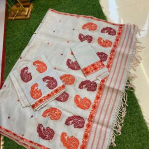Handwoven Cotton Kesapat Jura – Unique Earthy Edition