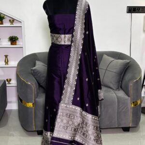 Pure Pat Silk Self-Border Design